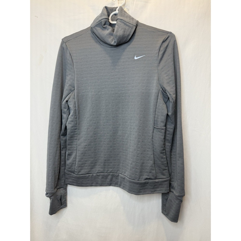 Nike Sweater Women XS Therma-FIT Swift Element Turtleneck Running Top FB5306-084
